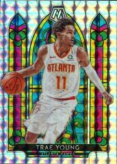Trae Young Basketball Cards 2019 Panini Mosaic Stained Glass Prices