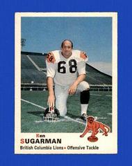 Ken Sugarman Football Cards 1970 O Pee Chee CFL Prices