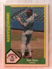 Paul Noce Baseball Cards 1990 CMC Nashville Sounds Prices