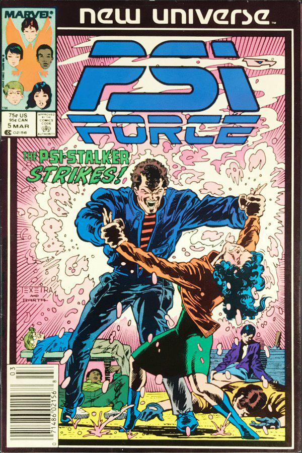 PSI-Force [Newsstand] #5 (1987) Comic Books Psi-Force