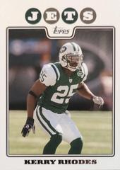 Kerry Rhodes #269 Football Cards 2008 Topps Prices
