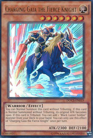 Charging Gaia the Fierce Knight DOCS-EN019 YuGiOh Dimension of Chaos