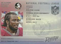 Dalvin Cook #10 Football Cards 2017 Panini Prestige NFL Passport Prices