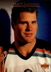 Brett Lindros #82 Hockey Cards 1995 Upper Deck Prices