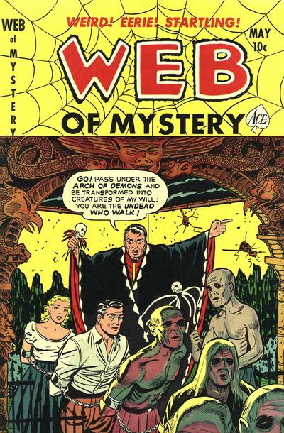 Web of Mystery #9 (1952) Comic Books Web of Mystery