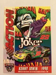 Kenny Irwin [Joker] Racing Cards 1998 Action Prices
