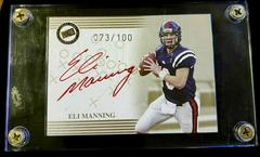 Eli Manning [Gold] Football Cards 2004 Press Pass Autograph Prices