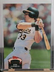 Jose Canseco #370 Baseball Cards 1992 Stadium Club Prices