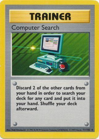 Preços de Computer Search [Shadowless] #71 | Pokemon Base Set | Cartas ...