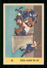 Action Around [The Net] Hockey Cards 1958 Parkhurst Prices