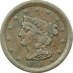 1855 Coins Braided Hair Half Cent Prices