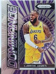 LeBron James [Silver Prizm] #3 Basketball Cards 2023 Panini Prizm Dominance Prices