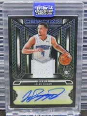 Jalen Suggs [Yellow] Basketball Cards 2021 Panini Obsidian Rookie Jersey Ink Autographs Prices