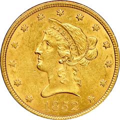 1852 Coins Liberty Head Gold Eagle Prices