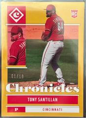 Tony Santillan [Gold] #22 Baseball Cards 2022 Panini Chronicles Prices