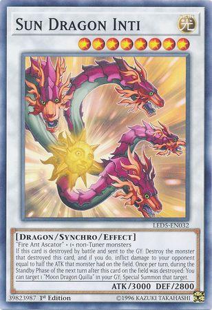 Sun Dragon Inti LED5-EN032 YuGiOh Legendary Duelists: Immortal Destiny