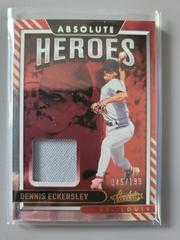 Dennis Eckersley #AHM-DE Baseball Cards 2022 Panini Absolute Heroes Memorabilia Prices