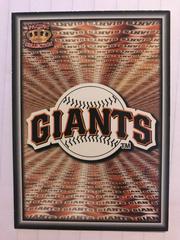 San Francisco Giants Baseball Cards 1996 Pacific Prism Team Logos Prices