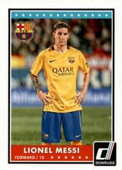 Lionel Messi [Green Soccer Ball] #68 Soccer Cards 2015 Panini Donruss Prices
