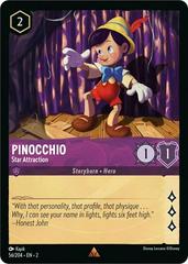 Pinocchio - Star Attraction [Foil] #56 Lorcana Rise of the Floodborn Prices
