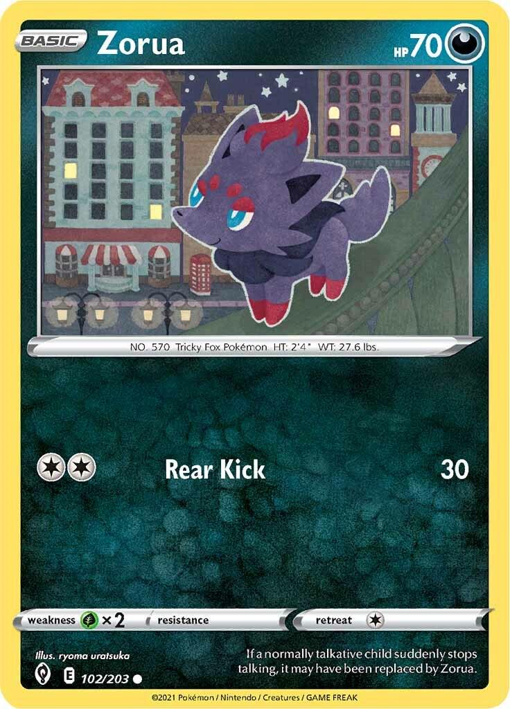 Zorua #102 Pokemon Evolving Skies