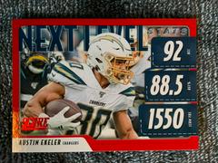 Austin Ekeler [Red] Football Cards 2020 Panini Score Next Level Stats Prices