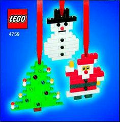 LEGO Set | Three Christmas Decorations LEGO Holiday