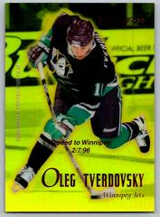 Oleg Tverdovsky [Mirror Gold] Hockey Cards 1995 Select Certified Prices