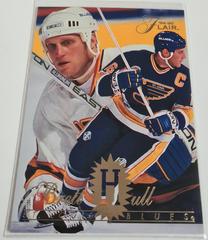 Brett Hull [Flair] #153 Hockey Cards 1994 Fleer Prices