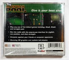 Back Cover | American Pool Playstation