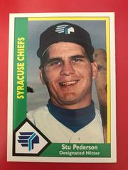 Stu Pederson #23 Baseball Cards 1990 CMC Syracuse Chiefs Prices