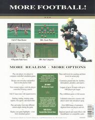 Back Cover | Front Page Sports: Football PC Games