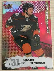 Mason McTavish [Red] #RC-17 Hockey Cards 2021 Upper Deck Rookie Class Prices