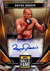 Royce Gracie #HFA-RGR Ufc Cards 2024 Topps Chrome UFC Hall of Fame Autograph Prices