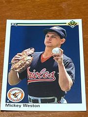 Mickey Weston [Correct First Name] Baseball Cards 1990 Upper Deck Prices