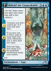 Behold the Unspeakable // Vision of the Unspeakable #48 Magic Kamigawa: Neon Dynasty Prices