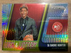 DE'Andre Hunter [Hyper Prizm] Basketball Cards 2019 Panini Prizm Luck of the Lottery Prices