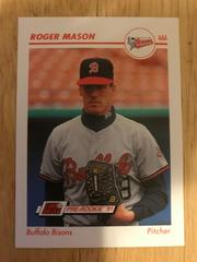 Roger Mason #33 Baseball Cards 1991 Impel Line Drive Prices