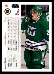 Back | James Black Hockey Cards 1991 Upper Deck