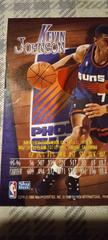 Stats Double Print | Kevin Johnson[error dbl print stats on reverse] Basketball Cards 1996 Skybox Z Force