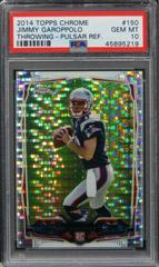 Jimmy Garoppolo [Throwing Pulsar Refractor] #150 Football Cards 2014 Topps Chrome Prices
