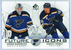 Jordan Binnington, Robert Thomas Hockey Cards 2020 SP Authentic Prices
