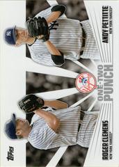 Andy Pettitte, Roger Clemens Baseball Cards 2023 Topps One Two Punch Prices