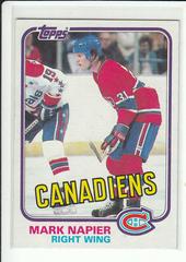 Mark Napier Hockey Cards 1981 Topps Prices