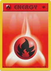 Fire Energy 98/102 Common Base Set Unlimited Pokemon NM 1999 Vintage WOTC A