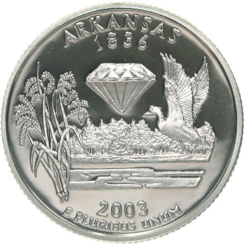 2003 S [CLAD ARKANSAS PROOF] Coins State Quarter