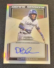 Darren Baker Baseball Cards 2022 Panini Prizm Draft Picks Signing Sessions Prices