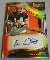 Ken Anderson [Tie-Dye Prizm] Football Cards 2020 Panini Select Signature Memorabilia Prices