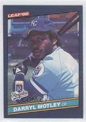 Darryl Motley #95 Baseball Cards 1986 Leaf Prices