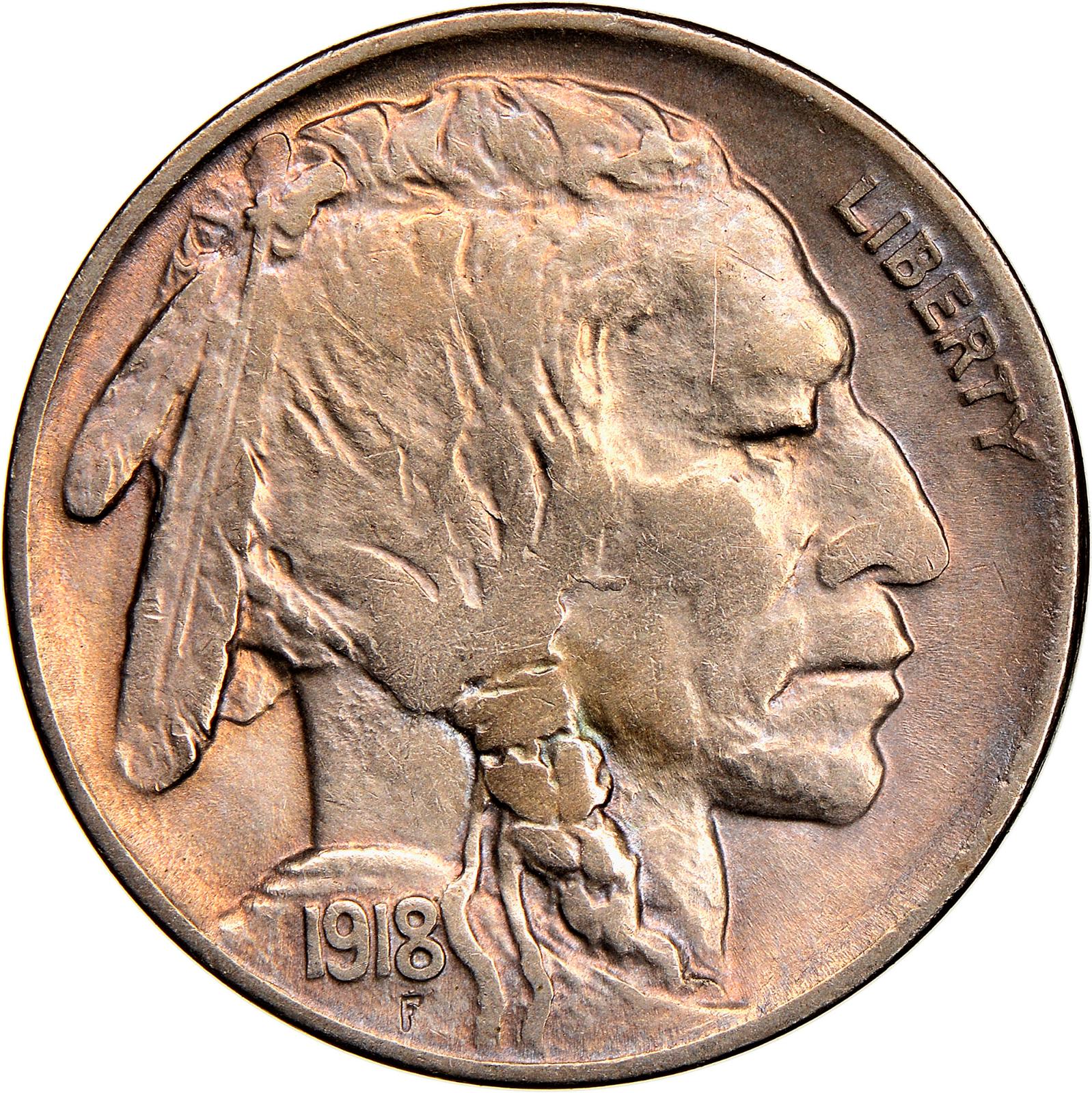 1918 D Coins Buffalo Nickel